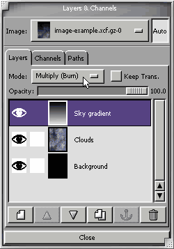 Layers dialog