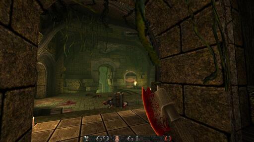 [Quake 1 (with QuakeSpasm-Spiked engine)]