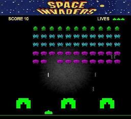 [Space invaders (Crozza Game Remakes) (to play with wine)]